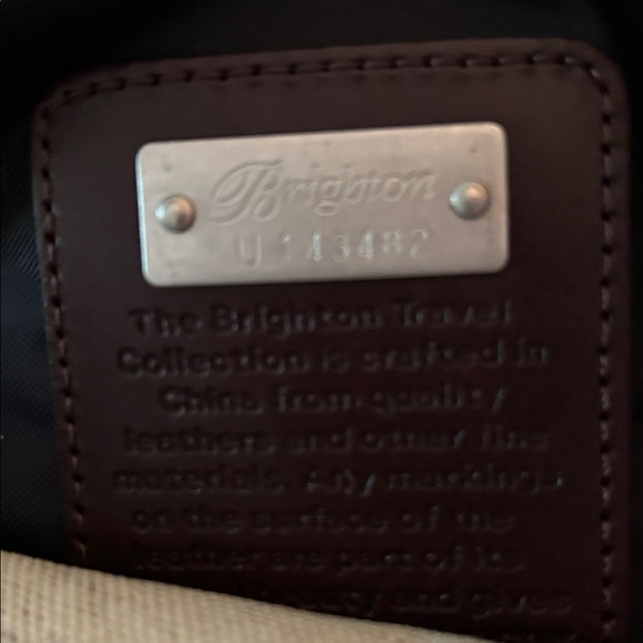 Brighton Brown and Black Travel garment bag - Picture 2 of 16